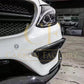 Carbon Fibre Front Canards Sets for Mercedes W205 C Class AMG 15-18-Carbon Factory