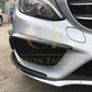 Carbon Fibre Front Canards Sets for Mercedes W205 C Class AMG 15-18-Carbon Factory