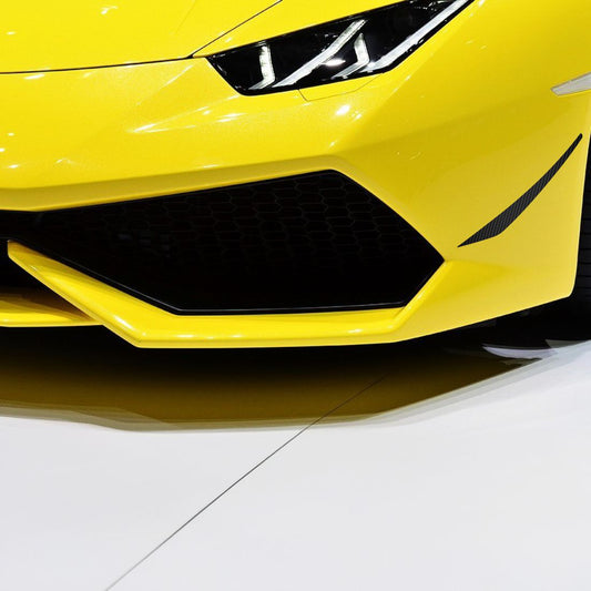 Carbon Fibre Front Canards for Lamborghini Huracan LP600 LP610 14-17-Carbon Factory