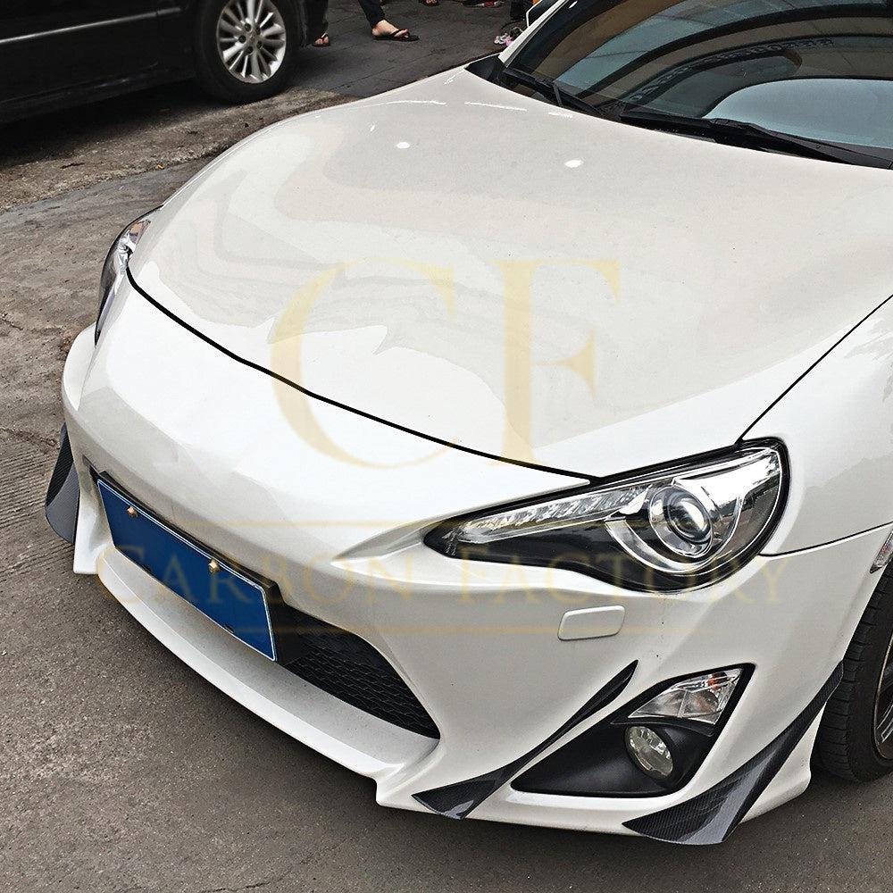 Carbon Fibre Front Canards for Toyota GT86 12-20-Carbon Factory
