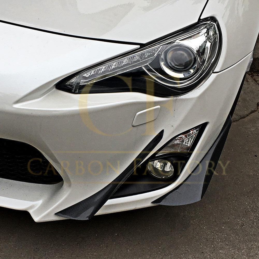 Carbon Fibre Front Canards for Toyota GT86 12-20-Carbon Factory
