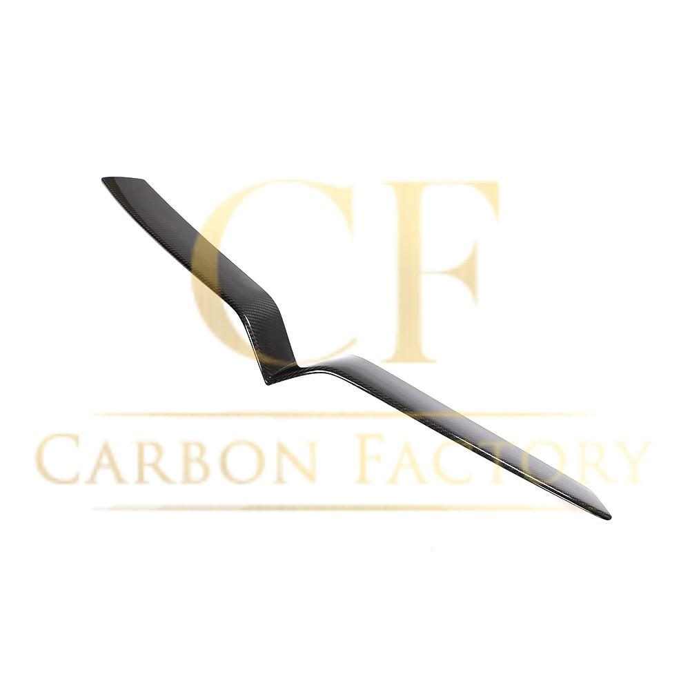 Carbon Fibre Front Centre Grille Trim Cover for Tesla Model X 16-Present-Carbon Factory