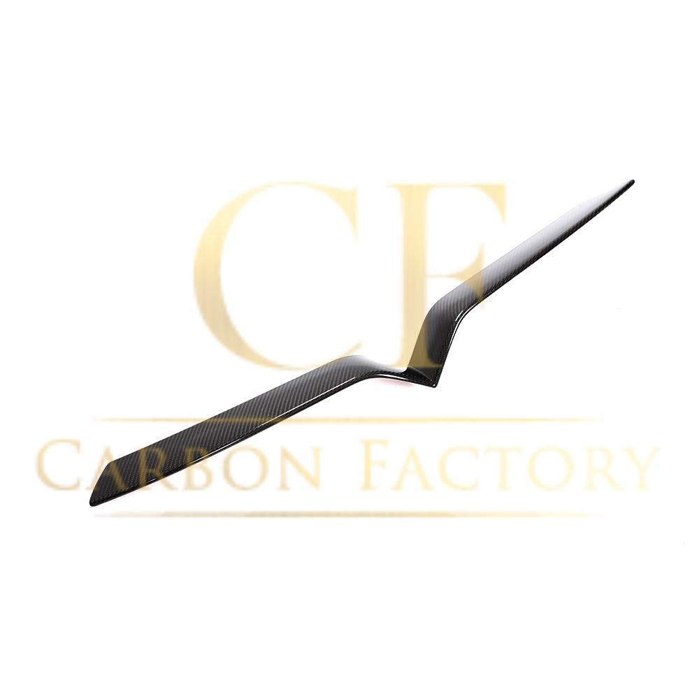 Carbon Fibre Front Centre Grille Trim Cover for Tesla Model X 16-Present-Carbon Factory