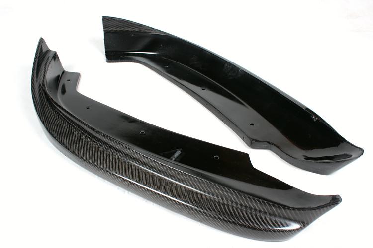 Carbon Fibre Front Extensions for BMW F30 3 Series Non M Sport 12-19-Carbon Factory