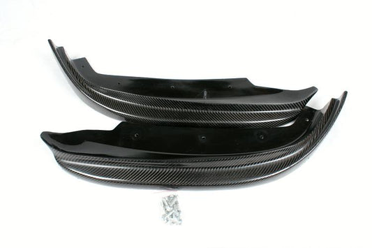 Carbon Fibre Front Extensions for BMW F30 3 Series Non M Sport 12-19-Carbon Factory