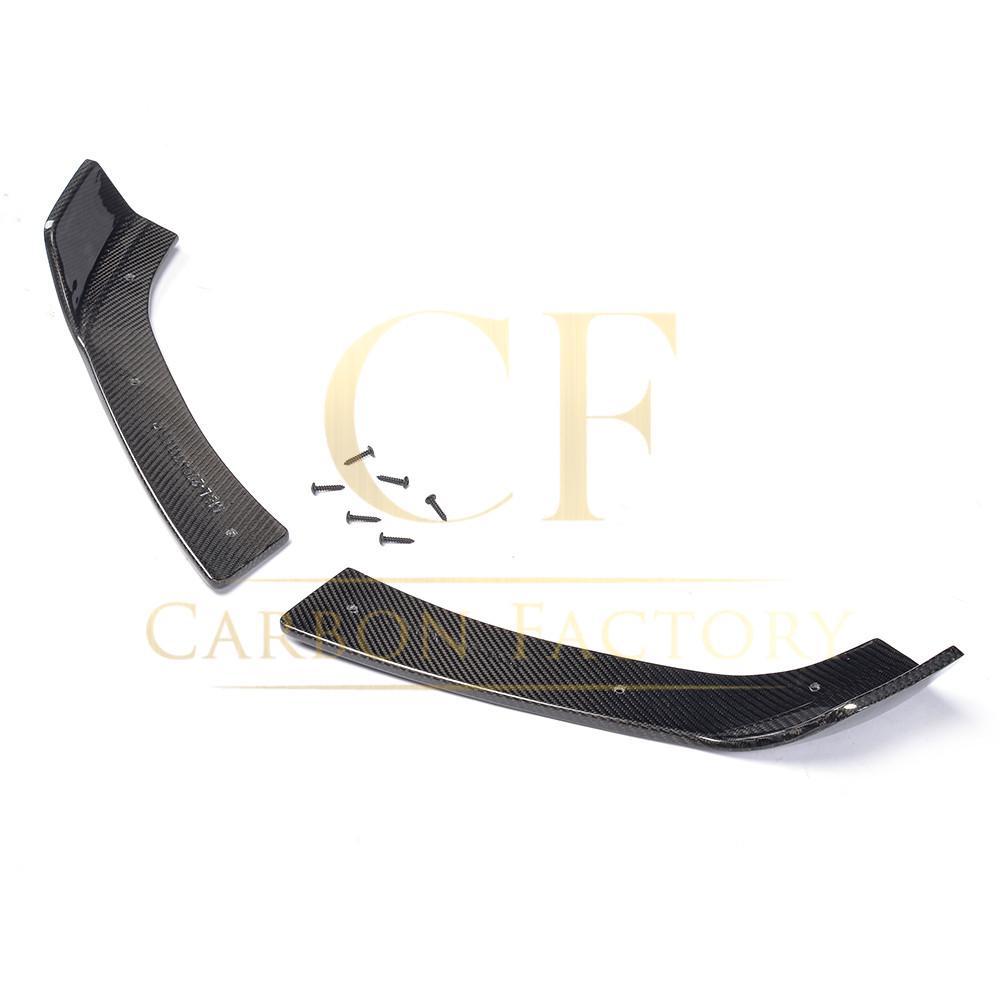 Carbon Fibre Front Extensions for BMW F30 F31 3 Series M Sport 12-19-Carbon Factory
