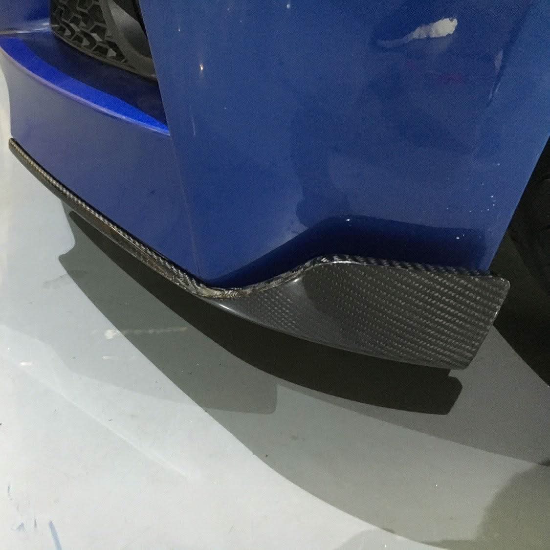 Carbon Fibre Front Extensions for BMW F30 F31 3 Series M Sport 12-19 - Carbon Factory