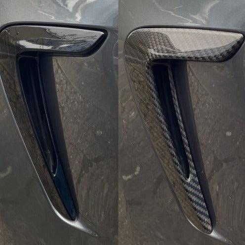 Carbon Fibre Front Fender Side Trims for BMW 4 Series F32 F33 F36-Carbon Factory