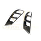 Carbon Fibre Front Fog Light Trims for Mercedes C218 CLS 15-18-Carbon Factory