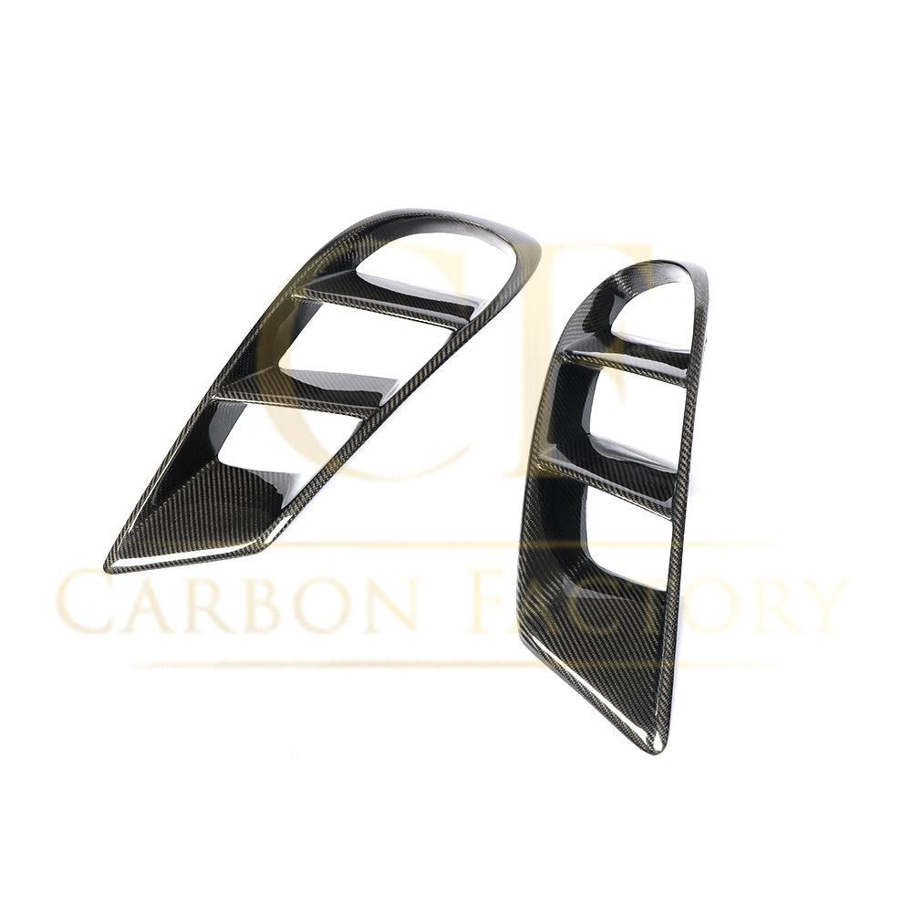 Carbon Fibre Front Fog Light Trims for Mercedes C218 CLS 15-18-Carbon Factory