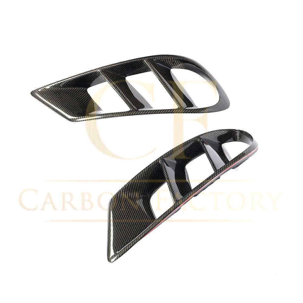 Carbon Fibre Front Fog Light Trims for Mercedes C218 CLS 15-18-Carbon Factory