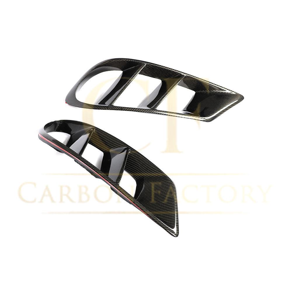 Carbon Fibre Front Fog Light Trims for Mercedes C218 CLS 15-18-Carbon Factory