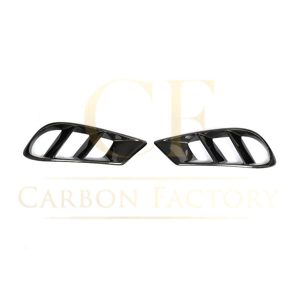 Carbon Fibre Front Fog Light Trims for Mercedes C218 CLS 15-18-Carbon Factory