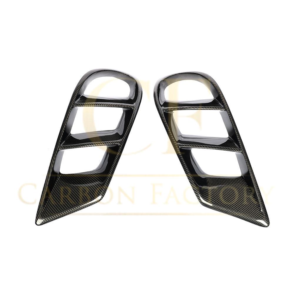 Carbon Fibre Front Fog Light Trims for Mercedes C218 CLS 15-18-Carbon Factory