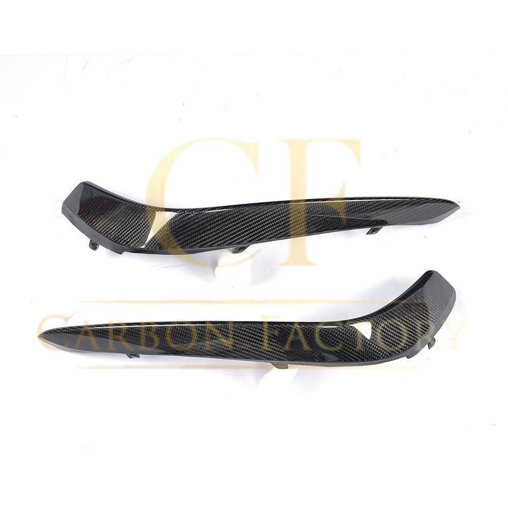 Carbon Fibre Front Fog Trims (2 Pieces) for Mercedes W205 C63 15-18-Carbon Factory
