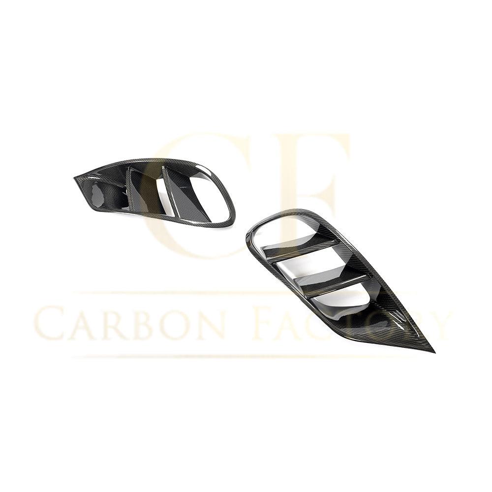 Carbon Fibre Front Fog Trims for Mercedes Benz W222 S Class Coupe 14-17-Carbon Factory