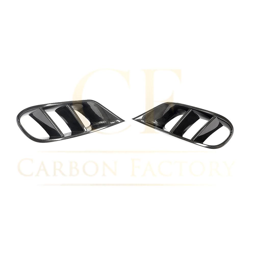 Carbon Fibre Front Fog Trims for Mercedes Benz W222 S Class Coupe 14-17-Carbon Factory