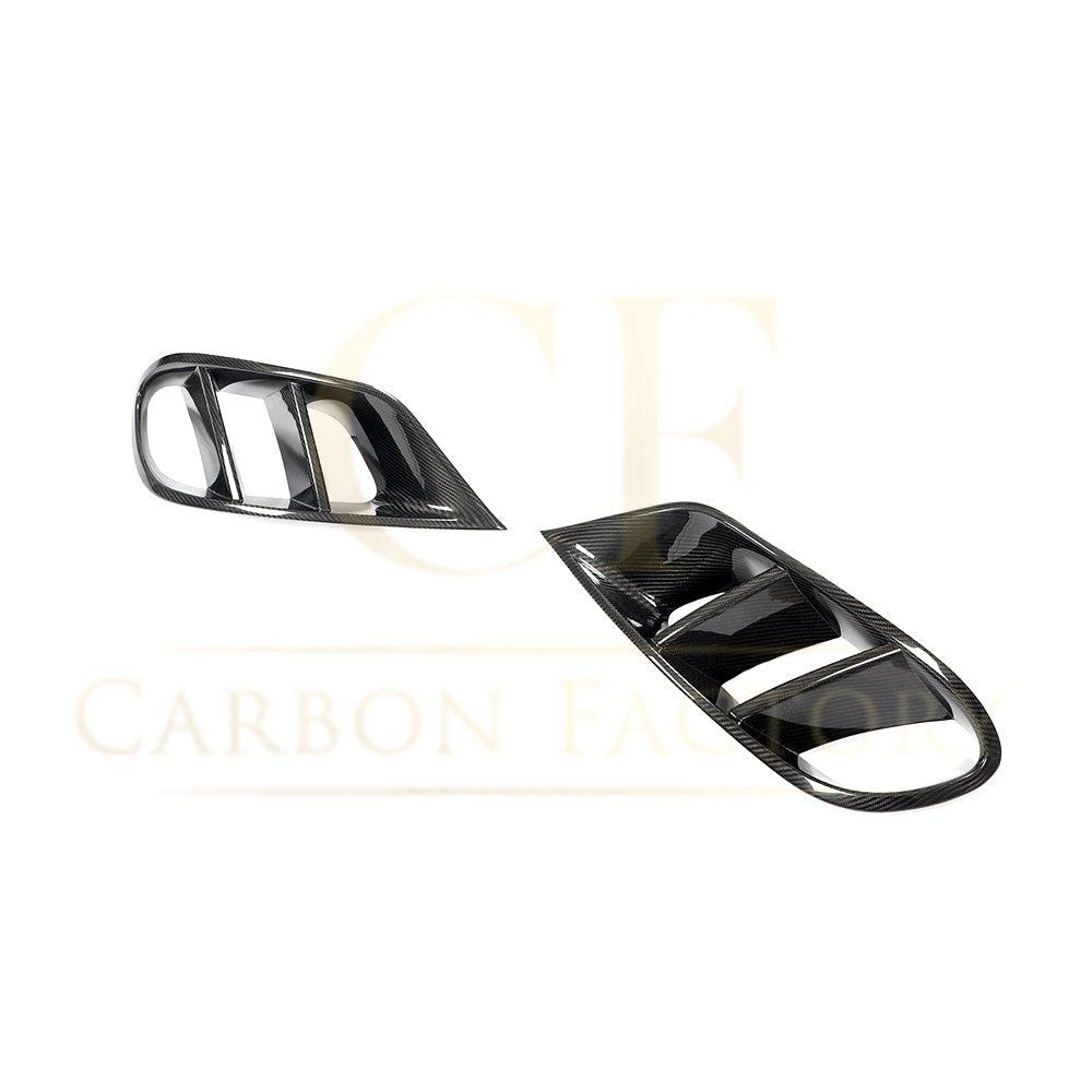 Carbon Fibre Front Fog Trims for Mercedes Benz W222 S Class Coupe 14-17-Carbon Factory