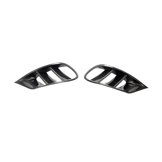 Carbon Fibre Front Fog Trims for Mercedes Benz W222 S Class Coupe 14-17-Carbon Factory