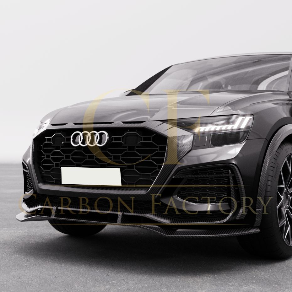 Carbon Fibre Front Grille Trim for Audi RS Q8 20-Present-Carbon Factory