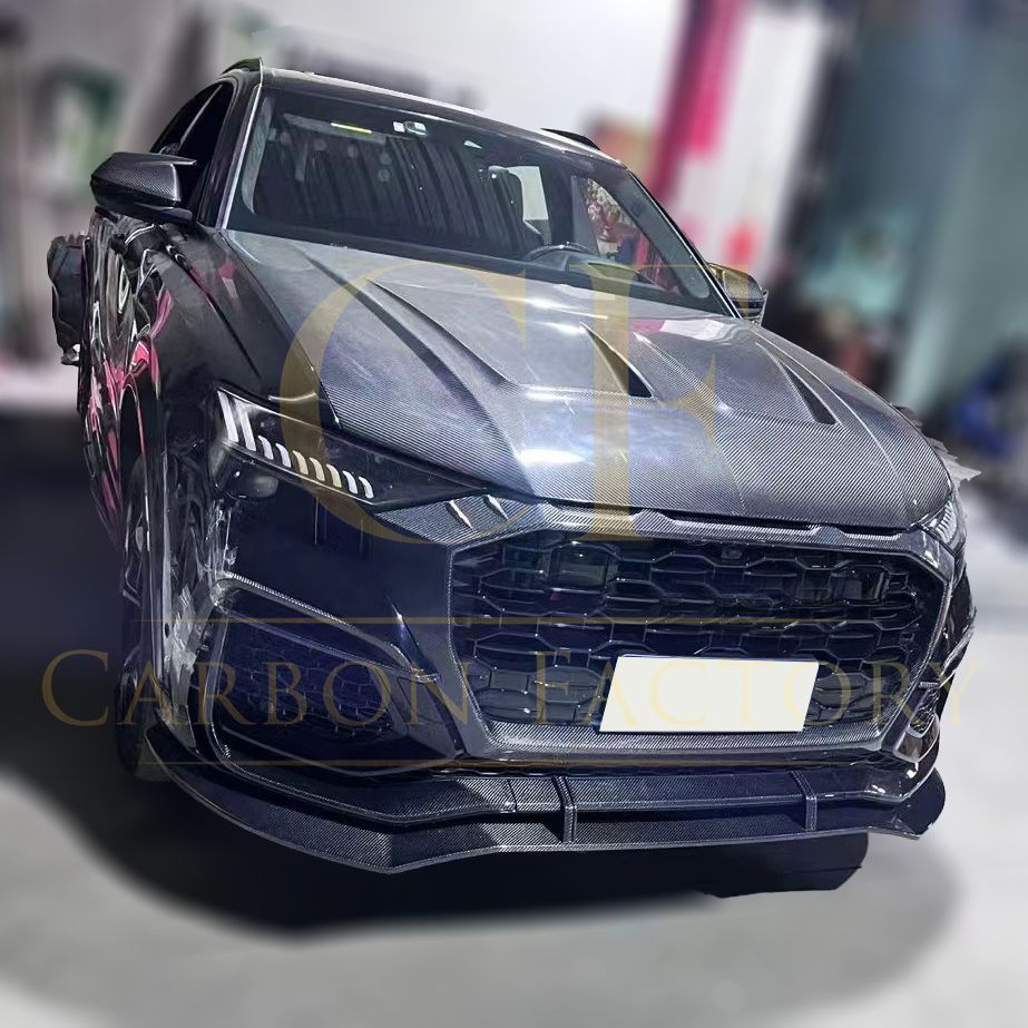 Carbon Fibre Front Grille Trim for Audi RS Q8 20-Present-Carbon Factory