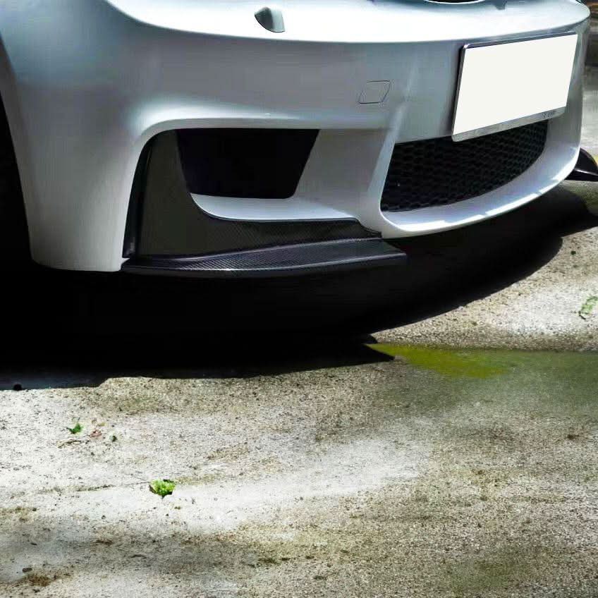 Carbon Fibre Front Splitter Cover for BMW E82 Coupe 1M 07-13 - Carbon Factory