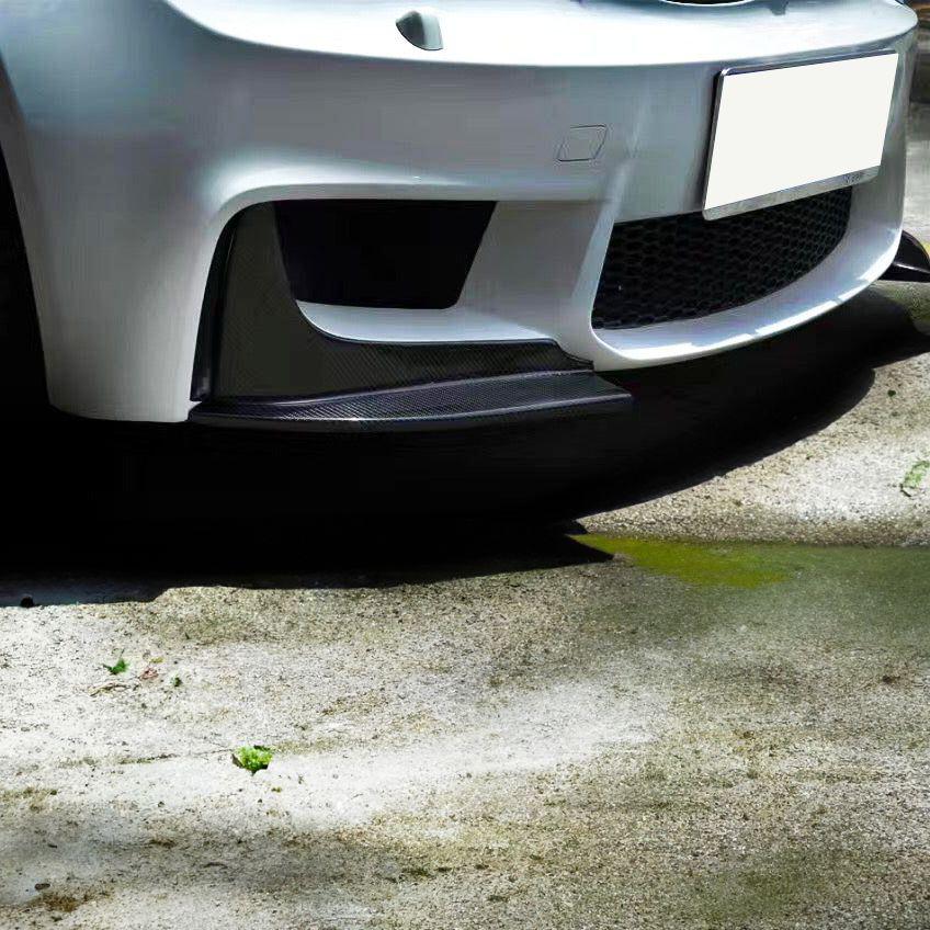 Carbon Fibre Front Splitter Cover for BMW E82 Coupe 1M 07-14-Carbon Factory