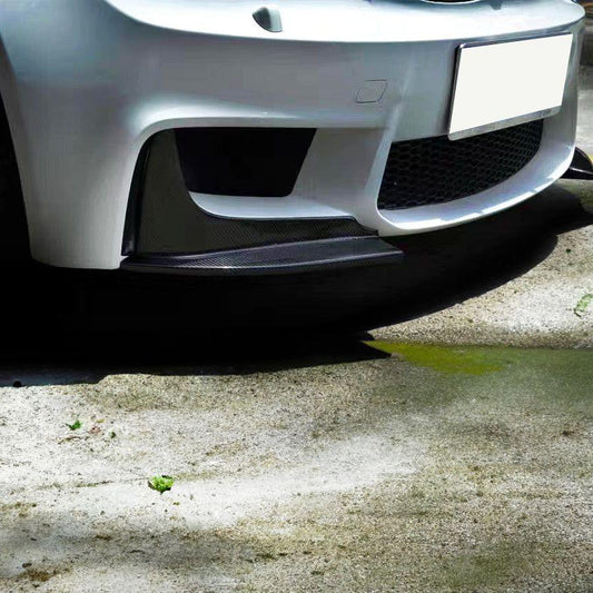 Carbon Fibre Front Splitter Cover for BMW E82 Coupe 1M 07-14-Carbon Factory
