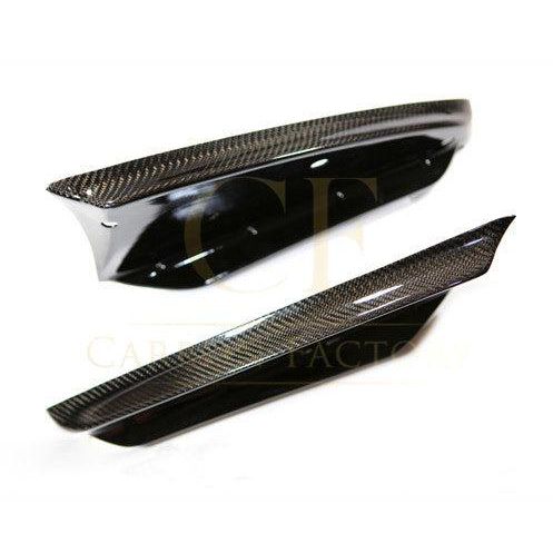Carbon Fibre Front Splitter Covers for BMW E87 1 Series M Sport 04-13-Carbon Factory