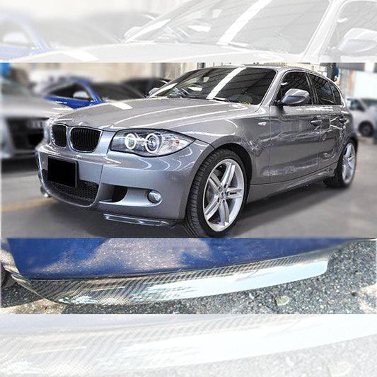 Carbon Fibre Front Splitter Covers for BMW E87 1 Series M Sport 04-13-Carbon Factory