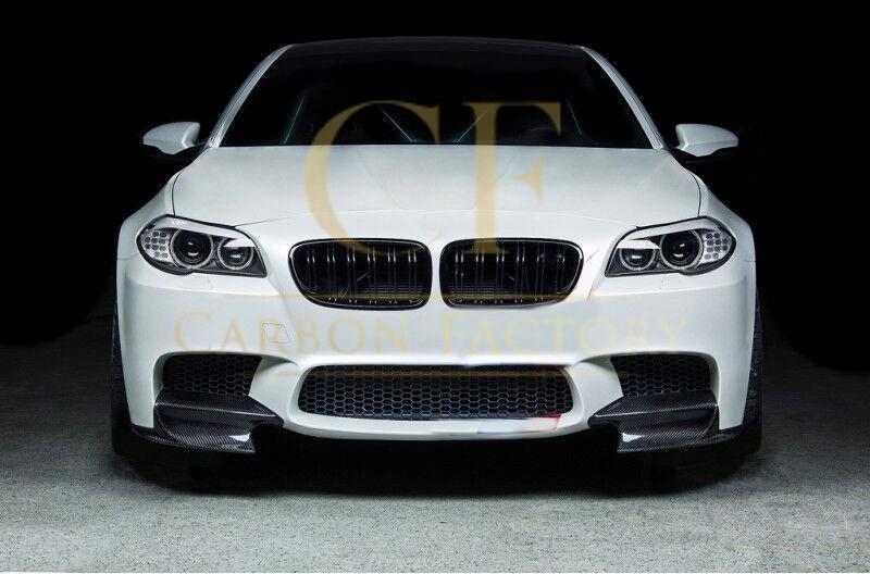 Carbon Fibre Front Splitter Covers for BMW F10 M5 10-17-Carbon Factory