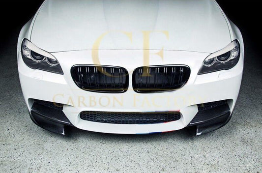 Carbon Fibre Front Splitter Covers for BMW F10 M5 10-17-Carbon Factory
