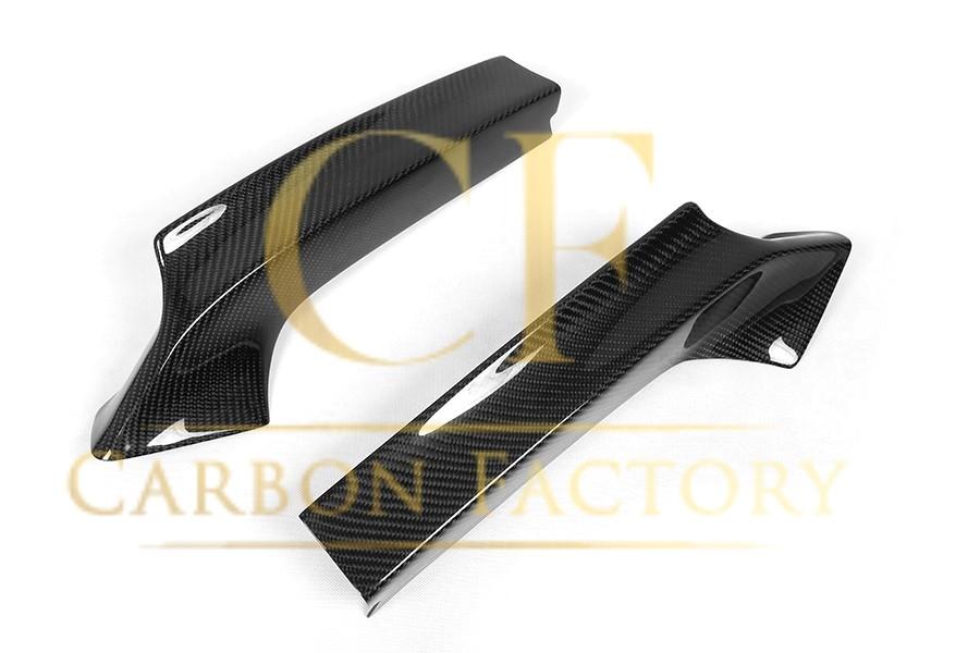 Carbon Fibre Front Splitter Covers for BMW F22 2 Series M Sport 14-21-Carbon Factory