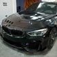 Carbon Fibre Front Splitter Extensions for BMW F80 M3 F82 F83 M4 14-20 - Carbon Factory