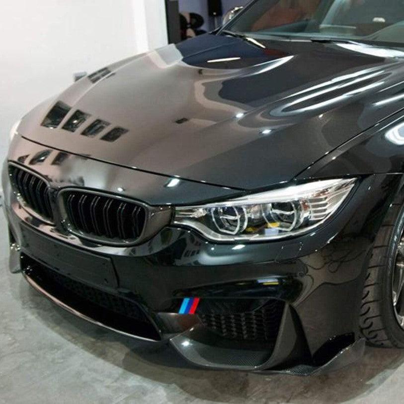 Carbon Fibre Front Splitter Extensions for BMW F80 M3 F82 F83 M4 14-20 - Carbon Factory