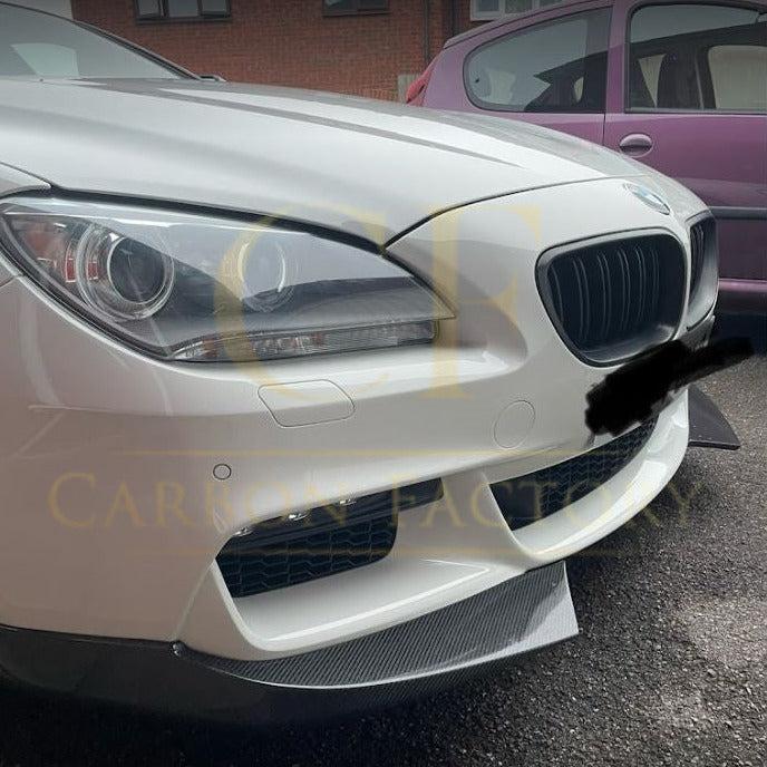 Carbon Fibre Front Splitter for BMW F06 F12 F13 6 Series Front Bumper Covers 11-18-Carbon Factory