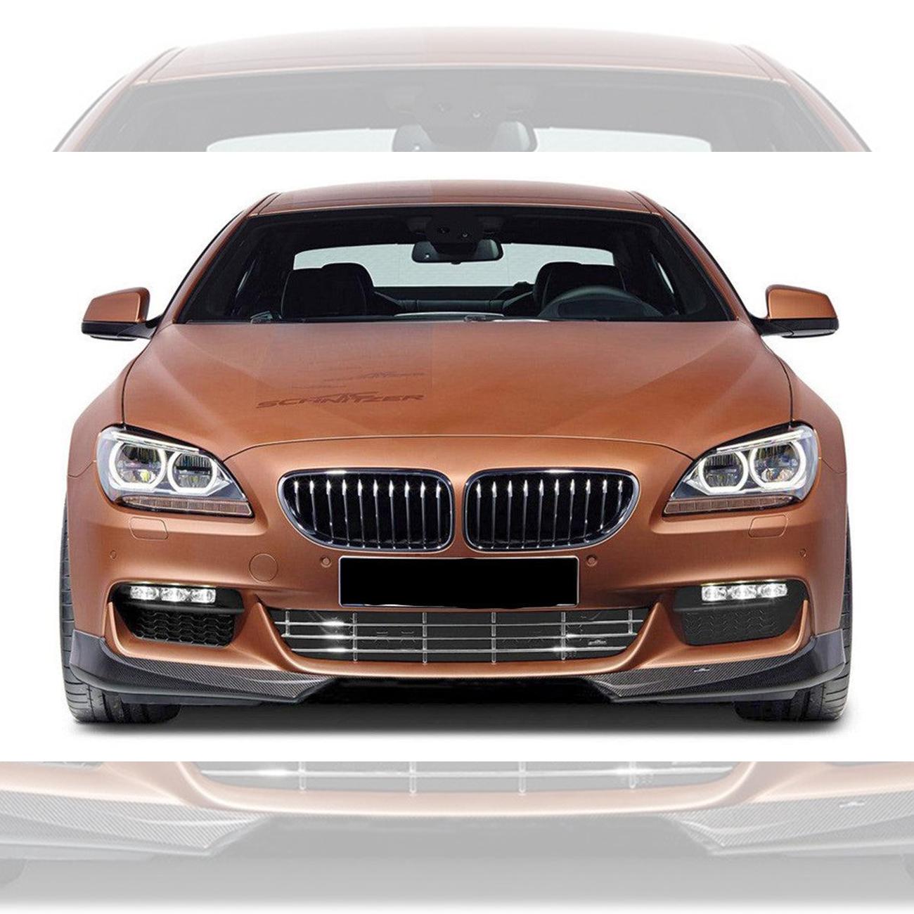 Carbon Fibre Front Splitter for BMW F06 F12 F13 6 Series Front Bumper Covers 11-18-Carbon Factory