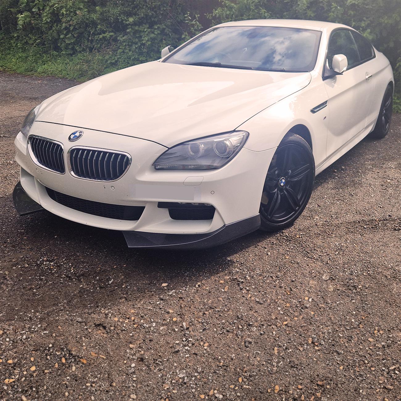 Carbon Fibre Front Splitter for BMW F06 F12 F13 6 Series Front Bumper Covers 11-18-Carbon Factory