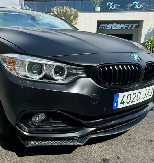 Carbon Fibre Front Splitter for BMW F32 F33 F36 4 Series Non M Sport 14-20-Carbon Factory