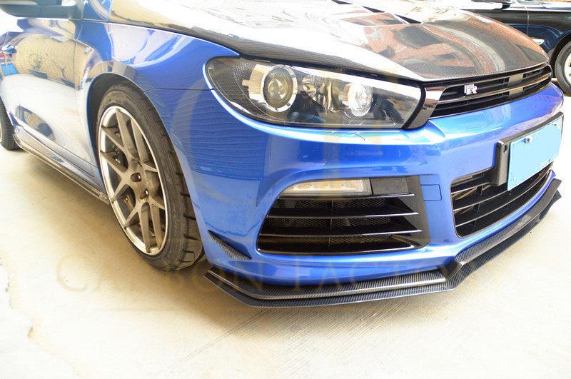 Carbon Fibre Front Splitter for VW Scirocco R 09-14-Carbon Factory