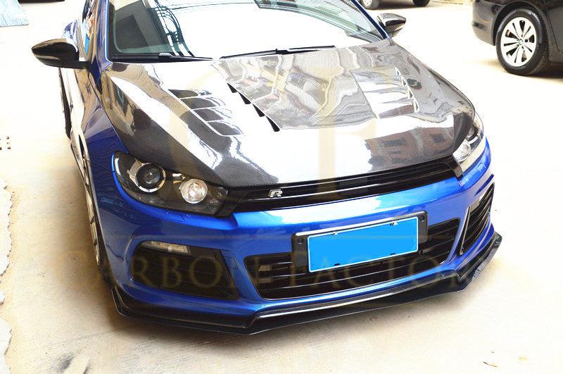 Carbon Fibre Front Splitter for VW Scirocco R 09-14-Carbon Factory