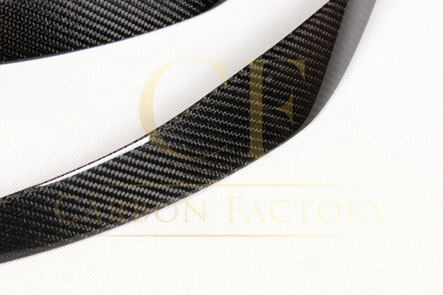 Carbon Fibre Headlight Cover Trims for BMW F10 5 Series 10-17-Carbon Factory