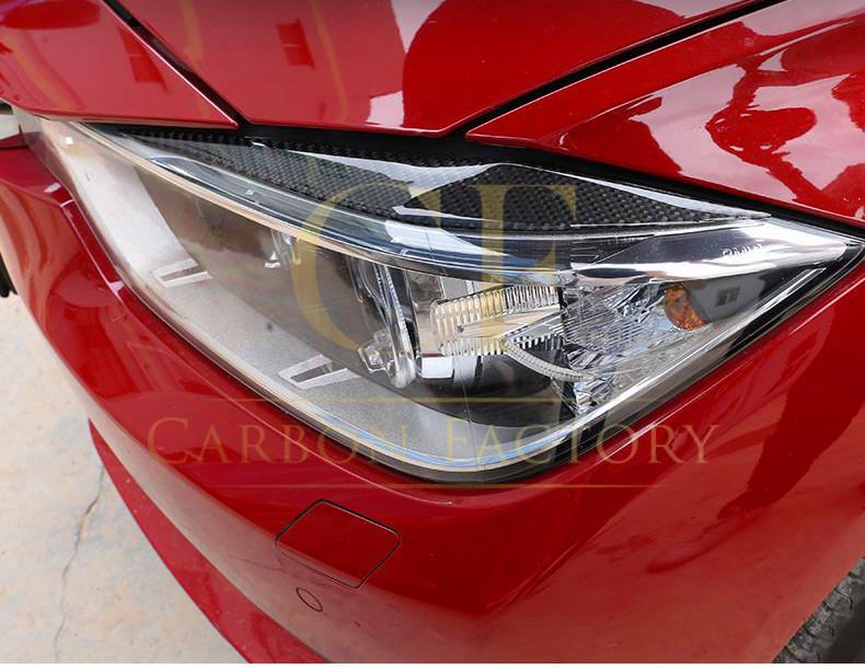 Carbon Fibre Headlight Trim for BMW F30 3 Series 13-18-Carbon Factory