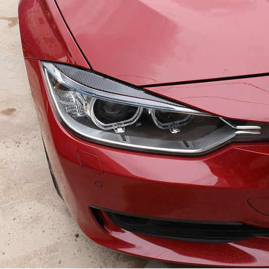 Carbon Fibre Headlight Trim for BMW F30 3 Series 13-18-Carbon Factory