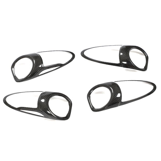Carbon Fibre Interior Air Vent Covers for Porsche Boxster & Cayman 718 16-21-Carbon Factory
