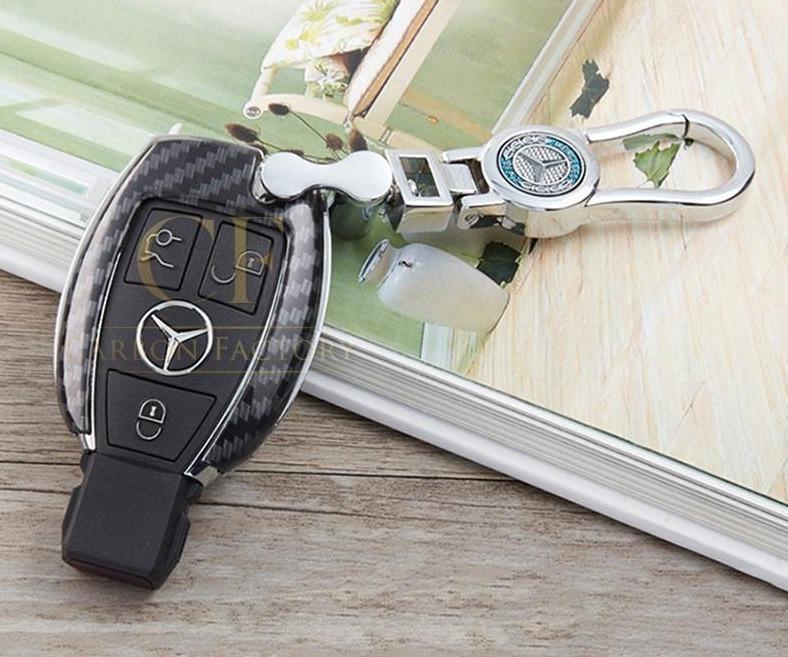 Carbon Fibre Key Cover for Mercedes Universal-Carbon Factory