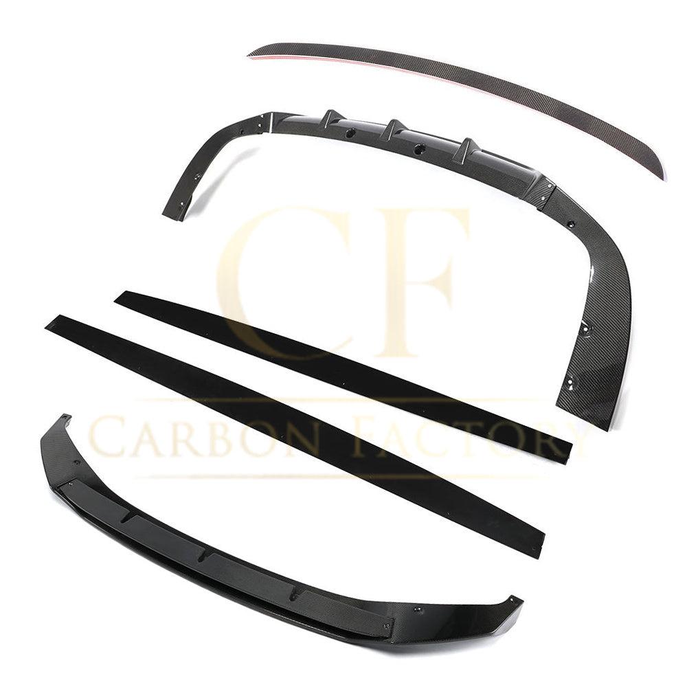 Carbon Fibre Kit Splitter Diffuser Side Skirt Spoiler for BMW G05 X5 18-22-Carbon Factory
