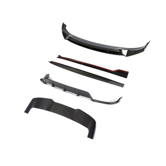 Carbon Fibre Kit Splitter Diffuser Side Skirts Spoiler for BMW G05 X5 18-22-Carbon Factory