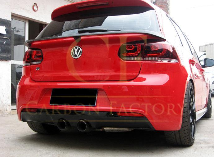 Carbon Fibre Mid Spoiler for VW Golf MK6 GTI R20 08-13-Carbon Factory