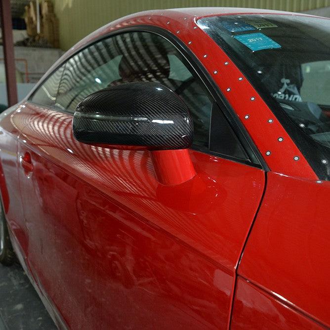 Carbon Fibre Mirror Covers for Audi R8 Gen 1 08-14-Carbon Factory
